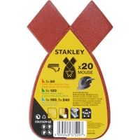 Stanley Quick Fit Mouse Sanding Sheets 