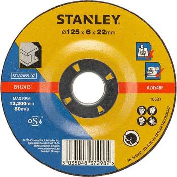 Stanley Depressed Centre Metal Grinding Disc