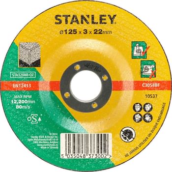 Stanley Depressed Centre Concrete and Stone Cutting Disc