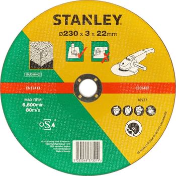 Stanley Flat Concrete and Stone Cutting Disc