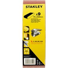 Stanley 75mm x 533mm Sanding Belts Stanley 75mm x 533mm Sanding Belts