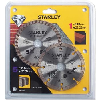 Stanley 2 Piece Diamond Cutting Disc Set