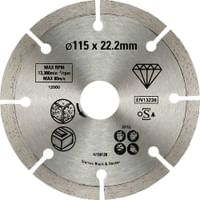 Stanley FatMax Diamond Cutting Disc for Concrete and Brick 