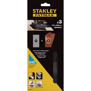 Stanley FatMax Mesh 1/2 Sanding Sheets