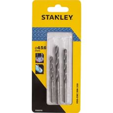 Stanley 3 Piece HSS-CNC Metal Drill Bit Set