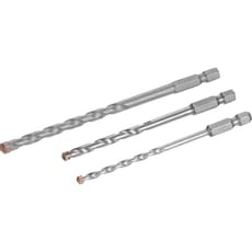 Stanley 3 Piece Hex Shank Masonry Drill Bit Set