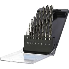 Stanley FatMax 10 Piece HSS-CNC Metal Precision Drill Bit Set