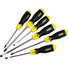 Stanley 6 Piece Cushion Grip Screwdriver Set