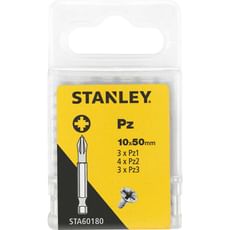 Stanley Mixed Pozi Screwdriver Bits