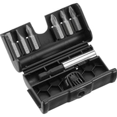Stanley 7 Piece Screwdriver Bit Set in Handle Case