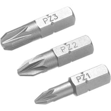 Stanley 3 Piece Pozi Screwdriver Bit Set