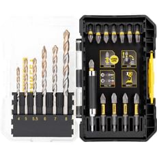 Stanley FatMax Multi-Stack Case 19 Piece Masonry and Impact Bit Set