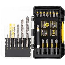 Stanley FatMax Multi-Stack Case 19 Piece HSS and Impact Bit Set