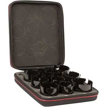 Starrett KMP12011 13 Piece Electricians Down Lighter Hole Saw Set
