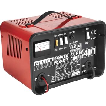 Sealey Battery Charger Low Maintenance 18Amp 12/24V