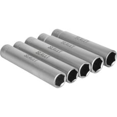 Sealey 5 Piece 3/8" Drive Extra Deep Hexagon Socket Set Sealey 5 Piece 3/8" Drive Extra Deep Hexagon Socket Set