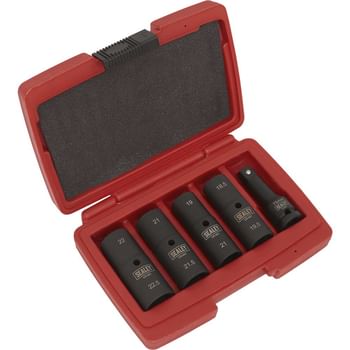 Sealey 5 Piece 1/2" Drive Double Ended Deep Impact Socket Set