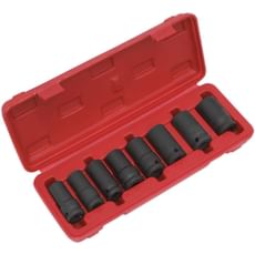 Sealey 7 Piece 1/2" Drive Locking Wheel Nut Removal Set Sealey 7 Piece 1/2" Drive Locking Wheel Nut Removal Set