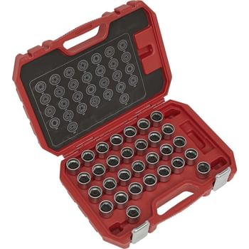 Sealey 30 Piece Locking Wheel Nut Key Set for Mercedes Sealey 30 Piece Locking Wheel Nut Key Set for Mercedes