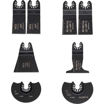 Sirius 8 Piece OIS Oscillating Multi Tool Blade Set