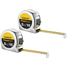 Stanley 2 Piece Classic Powerlock Tape Measure Kit 