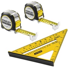Stanley 3 Piece Professional Measuring Kit 