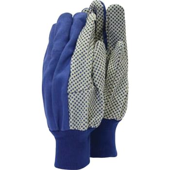 Town and Country Mens Dotted Canvas Gloves