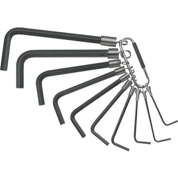 CK 8 Piece Hexagon Allen Keyring Set Imperial