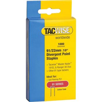 Tacwise 91 Divergent Point Staples Tacwise 91 Divergent Point Staples