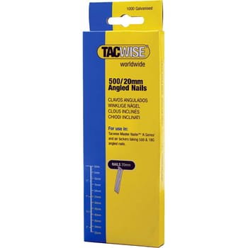 Tacwise 500 Series 18 Gauge Angled Brad Nails