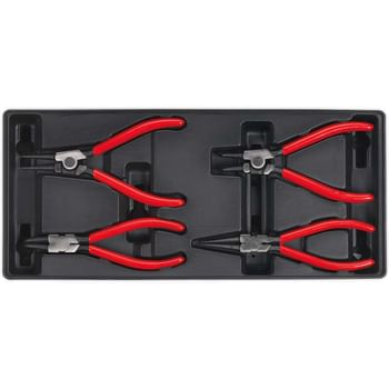 Sealey 4 Piece Circlip Plier Set in Module Tray