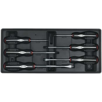 Sealey 6 Piece Screwdriver Set in Module Tray