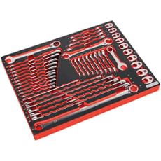 Sealey 44 Piece Specialised Spanner Set Metric in Module Tray
