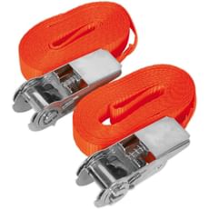 Sealey 2 Piece Ratchet Tie Down Strap
