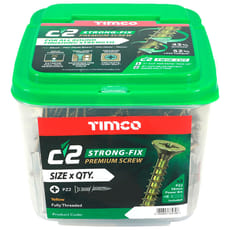 Timco Strong-Fix C2 Countsunk Pozi Wood Screws Handy Tub