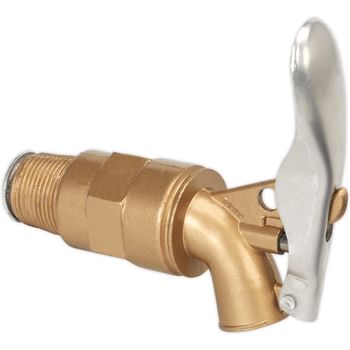 Sealey Brass Auto Release 3/4" BSP Drum Tap