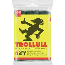 Trollull Handy Rolls Steel Wire Wool Pack of 6