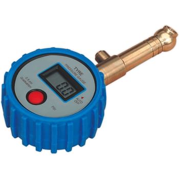 Sealey TST/PG98 Tyre Pressure Gauge Digital Swivel Head and Quick Release