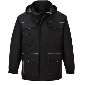 Portwest Mens Texo Contrast Waterproof Rain Jacket