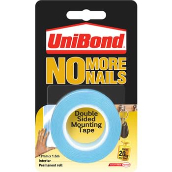 Unibond No More Nails Interior Double Sided Mounting Tape
