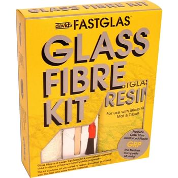 UPO Isopon Fastglas Resin and Glass Fibre Kit