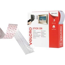 Velcro Stick On Tape White