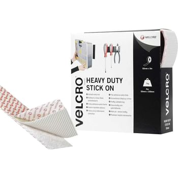 Velcro Heavy Duty Stick On Tape White