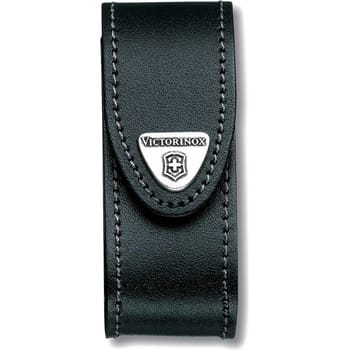 Victorinox Black Leather Belt Pouch 2-4 Layer Swiss Army Knives