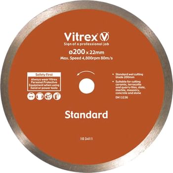 Vitrex Diamond Blade for Wet Bridge Tile Saw