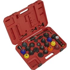 Sealey 25 Piece Automotive Cooling System Pressure Test Kit
