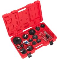 Sealey VS0204B Brake and Clutch Bleeder Cap Set 