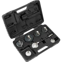 Sealey 7 Piece Brake and Clutch Pressure Bleeder Cap Set 