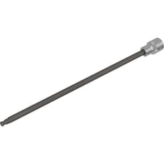 Sealey 3/8" Drive Extra Long VAG Ball End Hex Socket Bit Sealey 3/8" Drive Extra Long VAG Ball End Hex Socket Bit