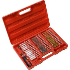 Sealey 38 Piece Brass, Steel and Nylon Injector Bore Cleaning Brush Set